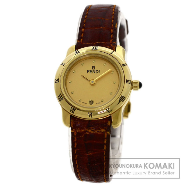 FENDI フェンディ腕時計 スクエアデザイン レザー レッド 替えレザー付き FENDI フェンディ腕時計 スクエアデザイン レザー レッド 替え