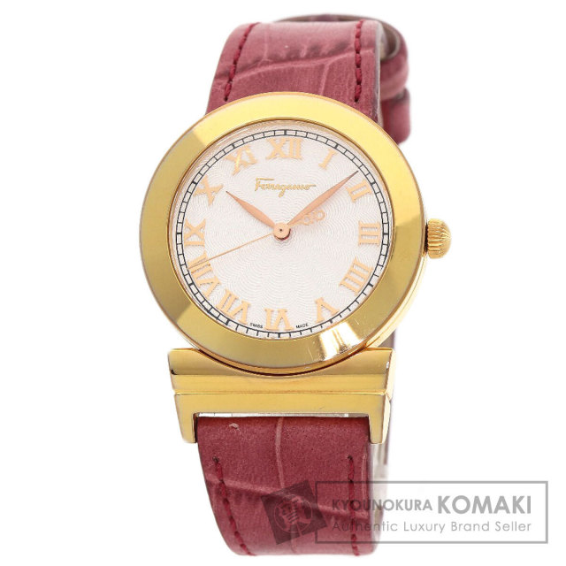 サルヴァトーレフェラガモ 腕時計 ラウンドフェイス