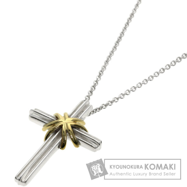 ティファニー　インフィニティクロス　ネックレス　シルバートップ TIFFANY & Co. ティファニー インフィニティ クロス ネックレス