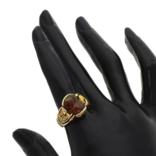 梶光夫 リング・指輪 アンモライト ダイヤモンド