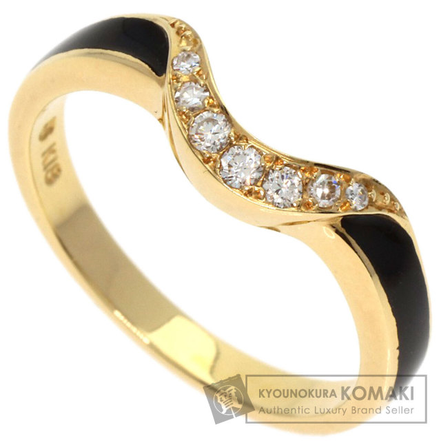 ミキモト リング・指輪 エナメル ダイヤモンド