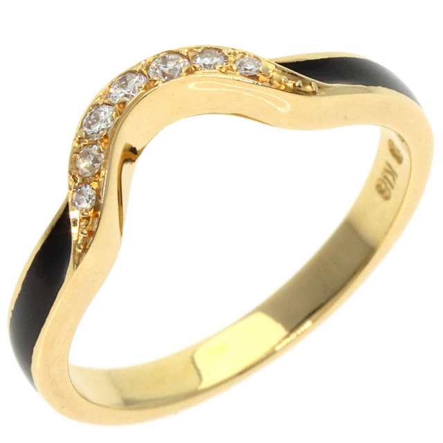 ミキモト リング・指輪 エナメル ダイヤモンド