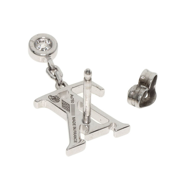 ルイヴィトン ピアス ピュス イディール ブロッサム LV ダイヤモンド 片方のみ