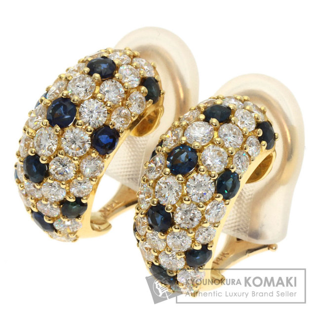 ティファニー イヤリング サファイア ダイヤモンド