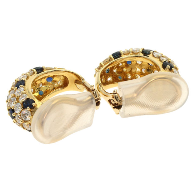 ティファニー イヤリング サファイア ダイヤモンド