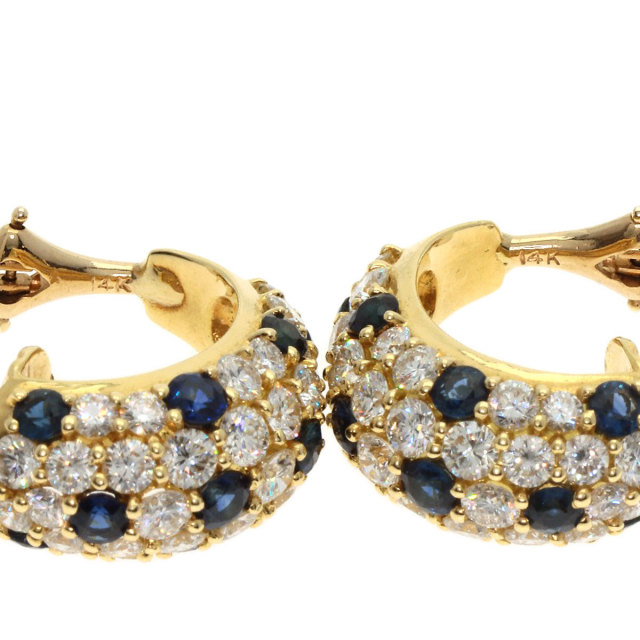 ティファニー イヤリング サファイア ダイヤモンド