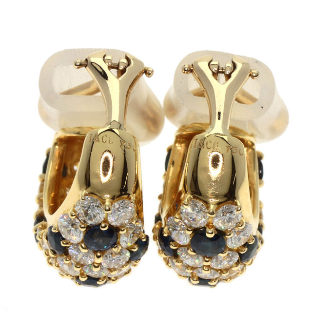 ティファニー イヤリング サファイア ダイヤモンド