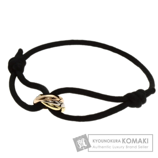 CARTIER カルティエ トリニティ コットンコード ブレスレット K18