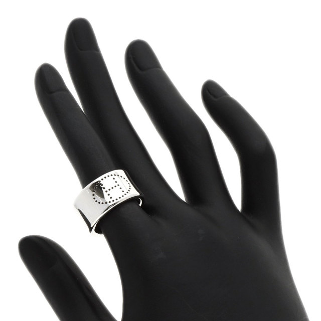 HERMES エルメスエクリプスリュバンシルバーリング