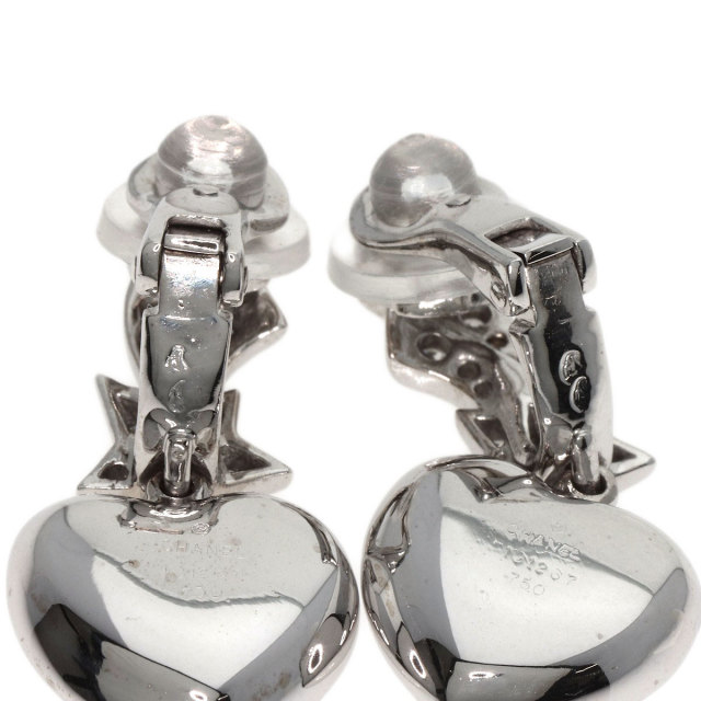 CHANEL シャネル コメット ダイヤモンド イヤリング K18ホワイト  