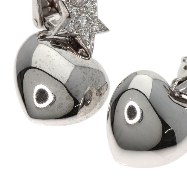 CHANEL シャネル コメット ダイヤモンド イヤリング K18ホワイト  