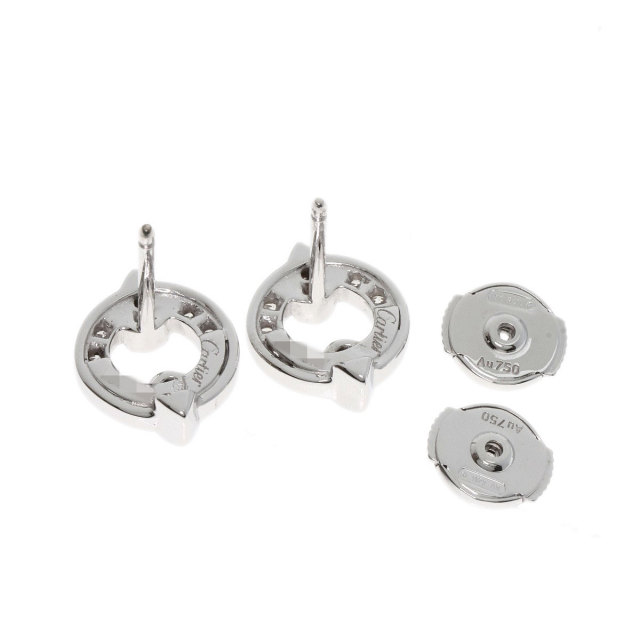 CARTIER カルティエ イマリア ダイヤモンド ピアス K18ホワイト  