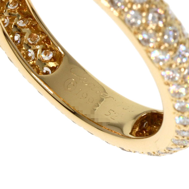 CARTIER カルティエ エタニティ パヴェ ダイヤモンド #52 リング・指輪 
