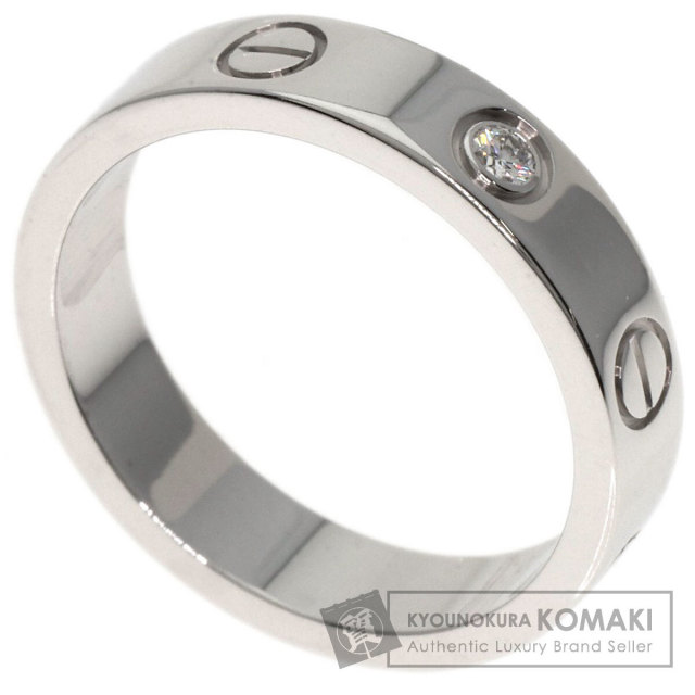 CARTIER カルティエ ミニ ラブリング 1P ダイヤモンド #47 リング  