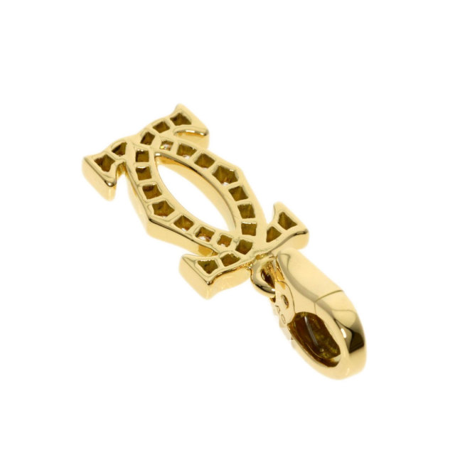 【FROM JAPAN】CARTIER 2C ダイヤ ネックレストップ CARTIER カルティエ 2C ダイヤモンド ペンダントトップ K18
