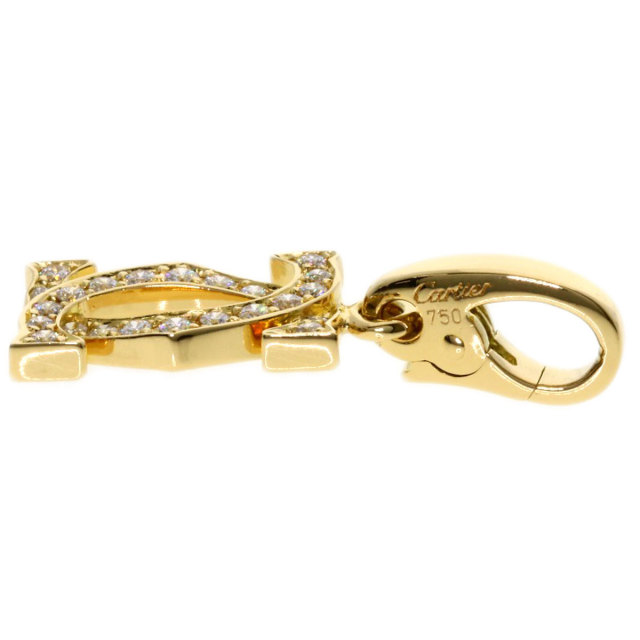 CARTIER カルティエ 2C ダイヤモンド ペンダントトップ K18イエロー 
