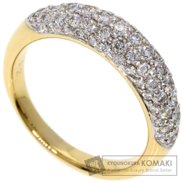 0.92ct ダイヤモンド リング・指輪 K18イエローゴールド 5g レディース 