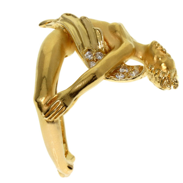 カレライカレラ K18 ダイヤ 天使 Carrera Y Carrera Carrera y Carrera カレライカレラ 天使モチーフ ダイヤモンド リング