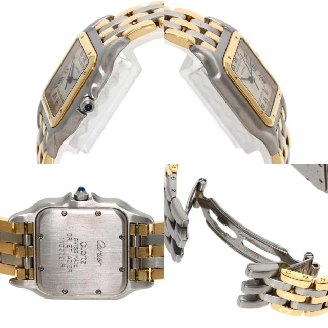 CARTIER カルティエ W25028B8 パンテール MM 3ロウ 腕時計 ステンレス