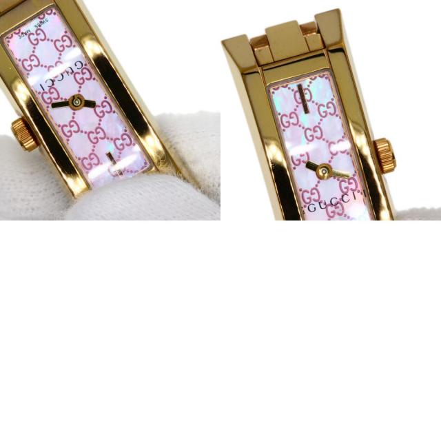GUCCI グッチ YA110 GG スクエアフェイス 腕時計 GP/GP