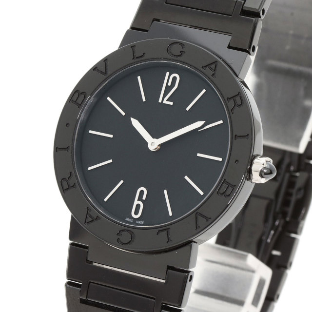 BVLGARI ブルガリ BB33S ブルガリブルガリ ブラックダイヤモンド