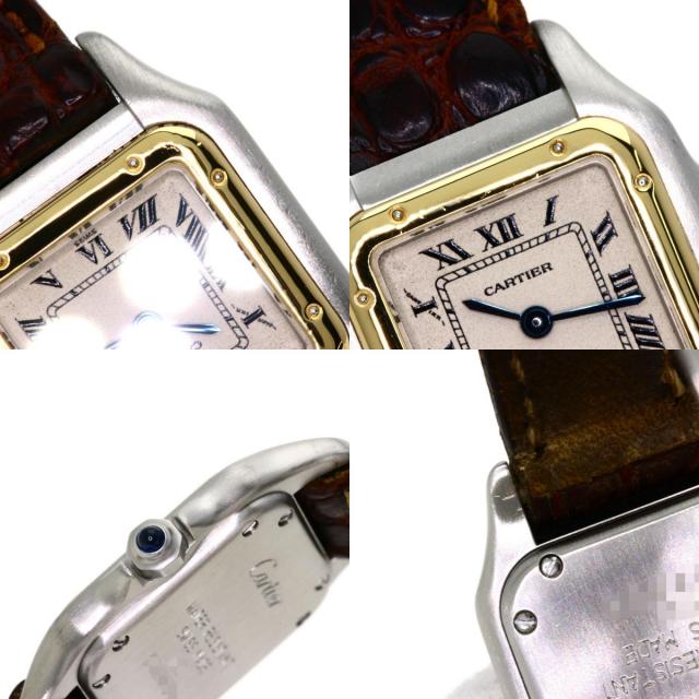 CARTIER カルティエ パンテールSM 腕時計 ステンレススチール/革