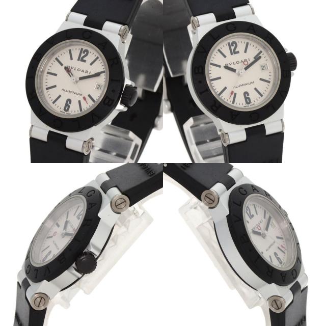 ブルガリ BVLGARI AL29A アルミニウム デイト クォーツ レディース  