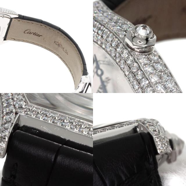 カルティエ 腕時計 トーチュ LM ケース ベゼル ダイヤモンド