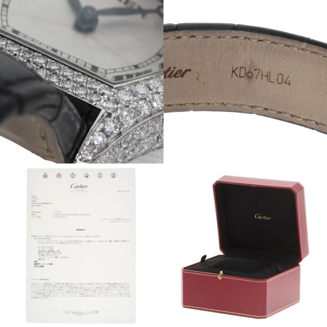 カルティエ 腕時計 トーチュ LM ケース ベゼル ダイヤモンド