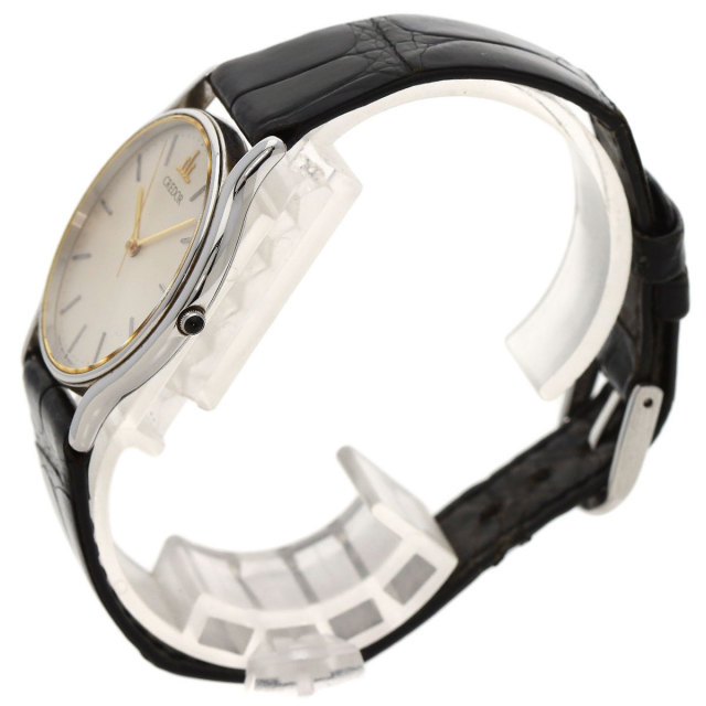 週末特価　法螺貝　約37cm　約897g SEIKO セイコー 9571-6000 クレドール 腕時計 ステンレス