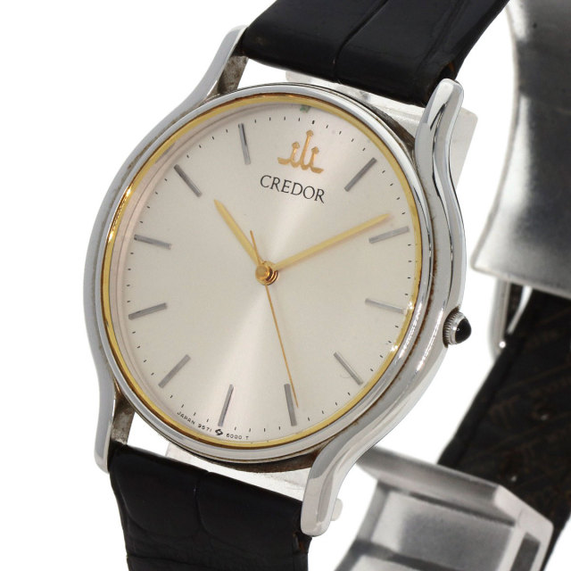 SEIKO セイコー 9571-6000 クレドール 腕時計 ステンレス