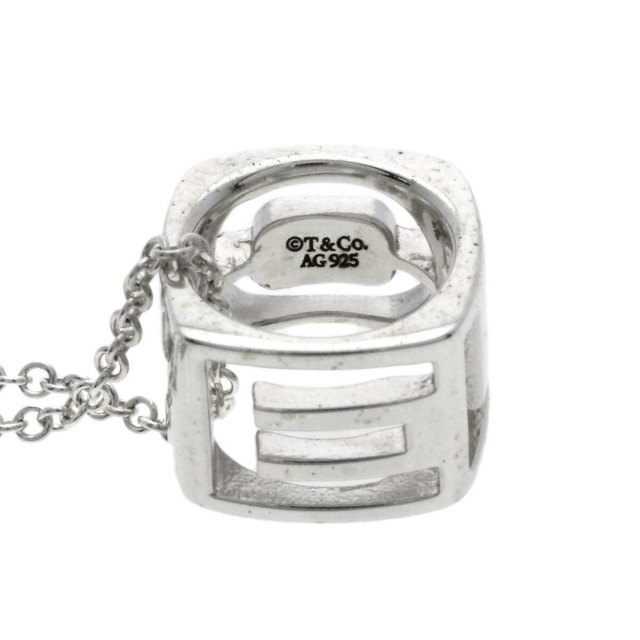 Tiffany & Co.♡ティファニー♡シルバーネックレス♡スクエア TIFFANY&Co. ティファニー エラ LOVE スクエア ネックレス