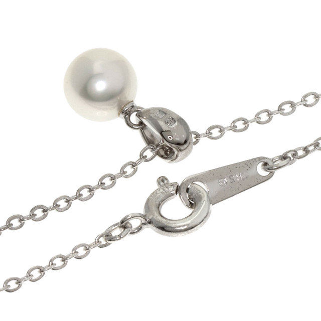 MIKIMOTO ミキモト パール 真珠 ネックレス シルバー レディース