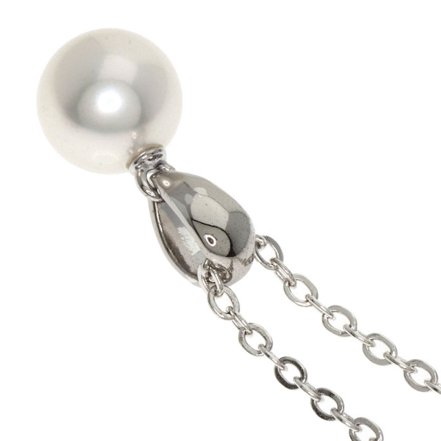 MIKIMOTO ミキモト パール 真珠 ネックレス シルバー レディース