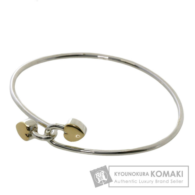 ティファニー　ブレスレット　ハートリング　シルバー　k18 TIFFANY&Co. ティファニー シルバー K18 コンビ ハート リング