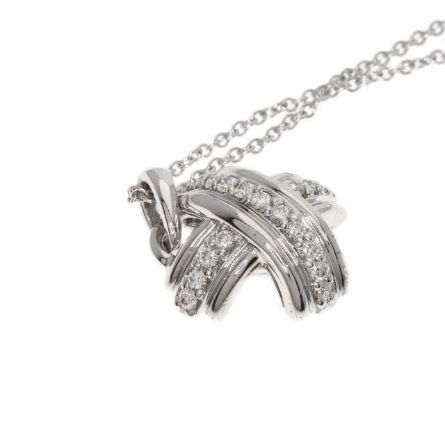 Tiffany & Co. ダイヤモンド ネックレス TIFFANY&Co. ティファニー オープンスクエア サファイヤ