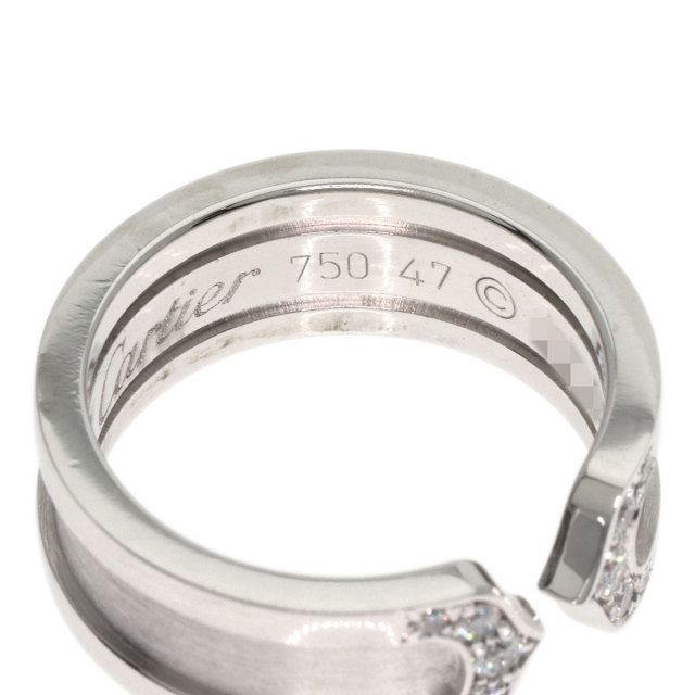 レア❗️保証書付き❗️CARTIER カルティエ C2 LM ダイヤ #47 リング 約11g❗️レア❗️保証書付き❗️カルティエ C2 LM ダイヤ #47 リング