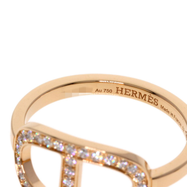 【上品】HERMES リング シェーヌ・ダンクル・コントゥール MM 上品】HERMES リング シェーヌ・ダンクル・コントゥール MM