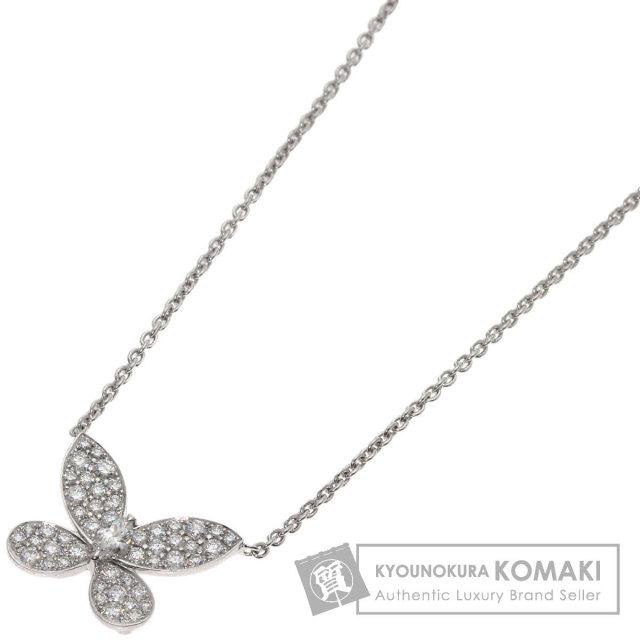 グラフ ネックレス バタフライ スモール パヴェ ダイヤモンド