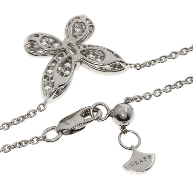 グラフ ネックレス バタフライ スモール パヴェ ダイヤモンド