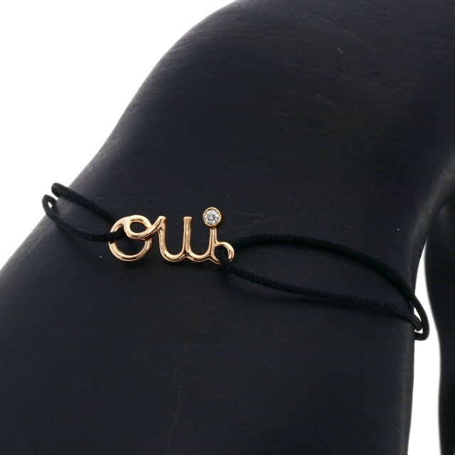 Dior ディオール アムール oui 1P ダイヤモンド コード ブレスレット