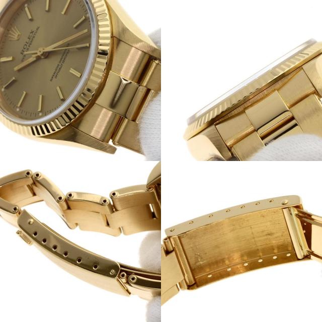 ROLEX ロレックス 14238 オイスターパーペチュアル 腕時計 K18イエロー