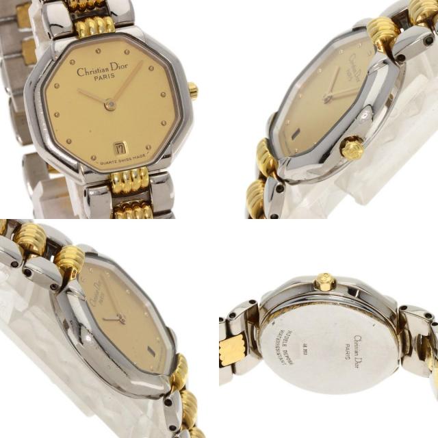 CHRISTIAN DIOR クリスチャンディオール D48-203 オクタゴン 腕時計  