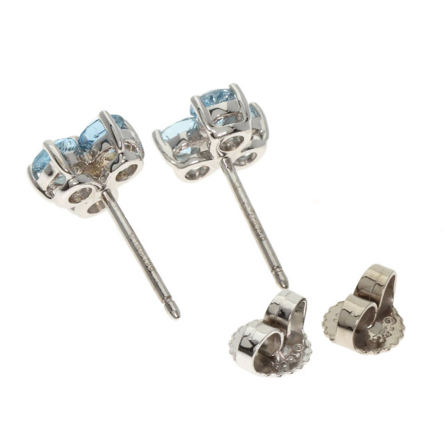 ティファニー ピアス アリア 3P アクアマリン