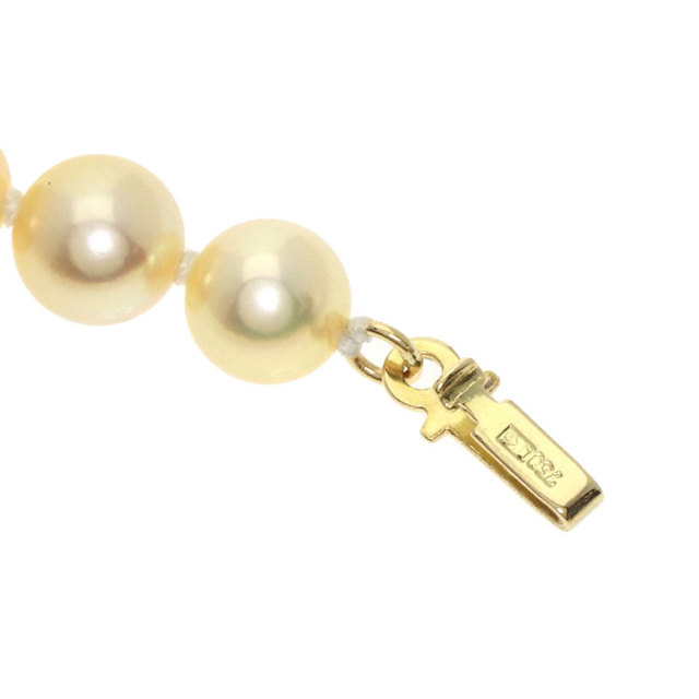 MIKIMOTO ミキモト パール 真珠 ネックレス K18イエローゴールド