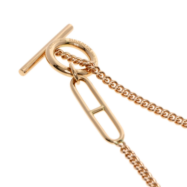 HERMES エルメス シェーヌ ダンクル エシャペ ロング ネックレス K18