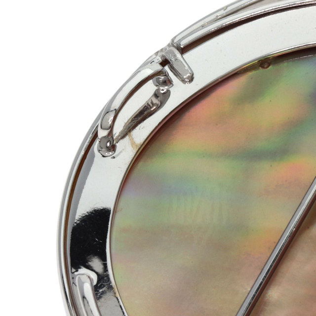 タサキ ブローチ マベパール 真珠 海モチーフ カラーストーン