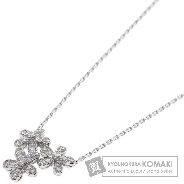 ヴァンクリーフ＆アーペル ネックレス ソクラテス 3フラワー ダイヤモンド