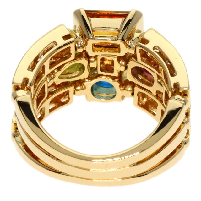 BVLGARI ブルガリ アレグラ マルチストーン ダイヤモンド リング