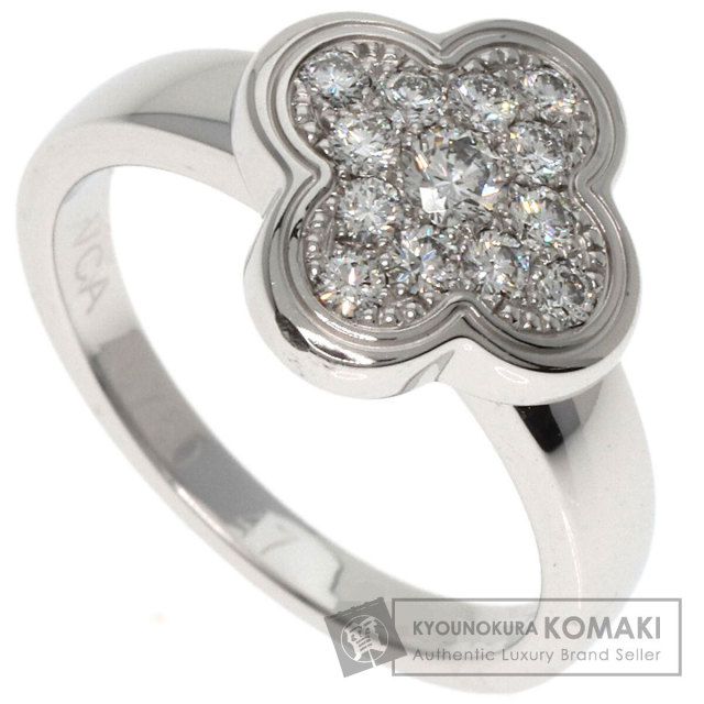 ヴァンクリーフ＆アーペル リング・指輪 ピュア アルハンブラ スモールモデル ダイヤモンド